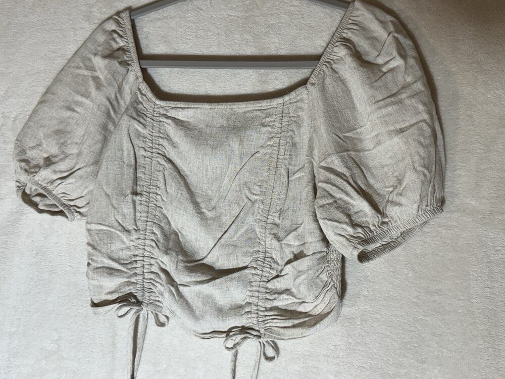 Women’s Hippie Boho Peasant Linen Wild Fable Sz M